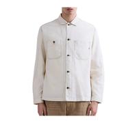 Replay- Mv 864E Overshirt- Shirts- Hombre- Blanco- M- Mv 864E Overshirt
