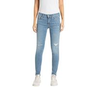 Replay New Luz Jeans, 009 Azul Medio, 25W x 30L para Mujer