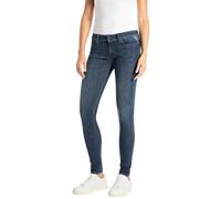 Replay New Luz Powerstretch Denim Jeans, 007 Dark Blue, 28W / 30L Mujeres