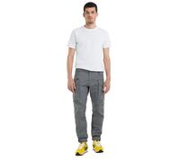 Replay Pantalón Cargo de Hombre COMFORT COTTON TWILL - Confort Fit - Negro Verde