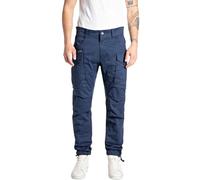 Replay Pantalón cargo para hombre confeccionado en cómodo algodón, azul (Mariner Navy 792), 31W / 32L