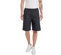 Replay Pantalón corto de jogging con elástico para hombre, azul (Deep Blue 498), 28W