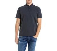 Replay Polo de algodón de Corte Regular para Hombre, 715 Deep Navy, XL