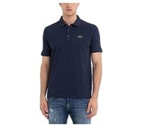 Replay Polo de manga corta clásico para hombre, azul (Blue 186), L