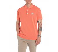 Replay Polo de manga corta clásico para hombre, naranja (Coral Pink 051), S