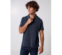 Replay Polo MARBLE DYED COTTON PIQUET COUPE REG M Azul