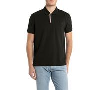 Replay Polo para Hombre, 098 Negro., L