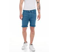 REPLAY Rbj.901 Short Pantalones Cortos de Jean, 958 Slate Blue, 31W para Hombre
