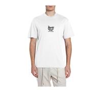 Replay- Relaxed Crew T-Shirt- Tops- Hombre- Blanco- XL- Relaxed Crew T-Shirt