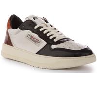 REPLAY Reload Mix Bloque Suela Botines Zapatillas Hombre Negro Beige GB 7- 12