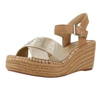REPLAY Sandalias de cuña Susan Cross para mujer, Platino 045, 36 EU