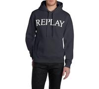 Replay Sudadera básica con Capucha para, 067 Night Blue, M