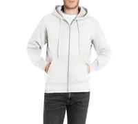 Replay Sudadera básica con Capucha para Hombre, 011 Natural White, M
