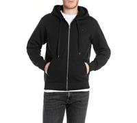 Replay Sudadera básica con Capucha para Hombre, 098 Negro., XL