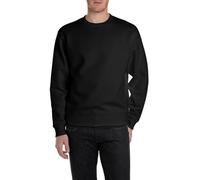 Replay Sudadera básica para Hombre Cuello Redondo, 098 Negro., L