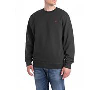 Replay Sudadera para Hombre, 098 Negro., S