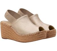 REPLAY Susan Elastic, Sandalias con cuña Mujer, Platino 045, 38 EU