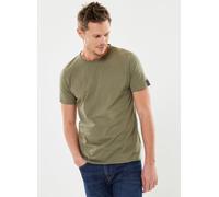 Replay T-shirt col rond basic kaki S Verde