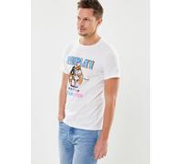 Replay T-shirt col rond L Blanco