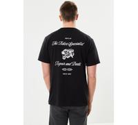 Replay T-shirt col rond noir "custom garage" M Negro