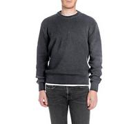 Replay Uk4722 Suéter pulóver, 067 Azul Noche, M para Hombre