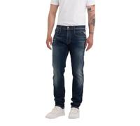 Replay Vaqueros Ajustados para Hombre Anbass Powerstretch Denim, 007 Dark Blue, 36W x 32L