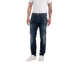 Replay Vaqueros Ajustados para Hombre Anbass Powerstretch Denim, 007 Dark Blue, 36W x 32L