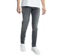 Replay Vaqueros de corte slim Anbass para hombre con tejido elástico, gris (Dark Grey 096), W34 x L30