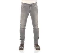 Replay Vaqueros de corte slim Anbass para hombre de con tejido elástico, gris (Dark Grey 096), W28 x L30