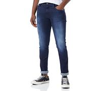 Replay Vaqueros de hombre Anbass slim fit con power stretch, azul (Dark Blue 007), 33W / 32L