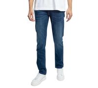 Replay Vaqueros de hombre Grover de corte recto y elástico, azul (Medium Blue 009), 30W / 32L