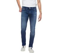 Replay Vaqueros de hombre Grover de corte recto y elástico, azul (Medium Blue 009), 33W / 34L