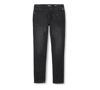 Replay Vaqueros de mujer Luzien skinny fit con power stretch, negro (Black Delavè 099), 23W / 32L