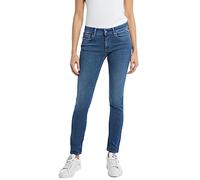Replay Vaqueros de mujer New Luz skinny fit con power stretch, azul (Medium Blue 009), 23W / 30L