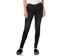 Replay Vaqueros de mujer New Luz skinny fit con power stretch, negro (Black 098), 24W / 28L