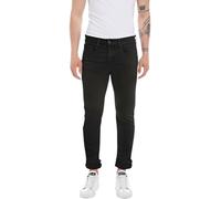 Replay Vaqueros Grover de corte recto Hyperflex Forever Dark con elástico para hombre, negro (Black 098), 27W / 30L