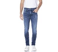 Replay Vaqueros Hombre Anbass Slim-Fit Hyperflex Bio con Stretch, Azul (Medium Blue 009), 32W / 32L