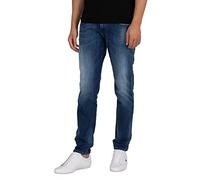 Replay Vaqueros Hombre Anbass Slim-Fit Hyperflex Bio con Stretch, Azul (Medium Blue 009), 36W / 32L