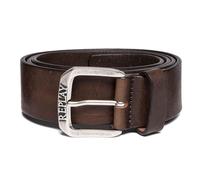 REPLAY Vintage Leather Belt W100 Fade Tobacco