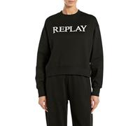 Replay W3461b Sudadera, 098 Negro, XXS para Mujer