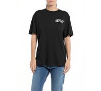Replay W3623f Camiseta, 098 Negro, S Mujeres