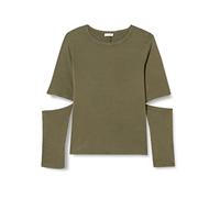 REPLAY W3799 Camiseta, 238 Verde Militar, L para Mujer