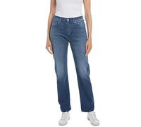 REPLAY WB461 Maijke Straight Indigo Stretch Jeans, Medium Blue 009, 26W / 28L para Mujer