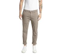 Replay Zeumar Hyperchino Color Xlite Pantalón, 020 Arena, 32W x 30L para Hombre