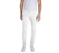 Replay Zeumar Hyperchino Colour X-Lite - Vaqueros Chinos Ajustados para Hombre, 011 Natural White, 34W x 32L