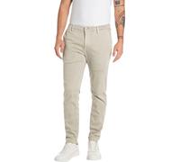 Replay Zeumar Hyperchino Pantalones Chinos Slim Fit Xlite, 604 Moon Grey, 29W x 30L