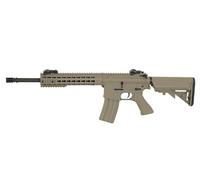 Réplica Airsoft CYMA CM.515 M4 Tan, 792 mm, Color Dark Earth, 310 FPS, 1 Julio de Potencia, Gearbox V2 Metálico, Batería NiMH 8.4V. Carcador hi-Cap de 300 Bolas y Disparo Semi y Auto