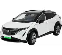 Réplica Coche Escala 1:18 para Nissan Ariya SUV vehículos simulados Adornos Motor(Blanco)