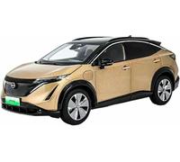 Réplica Coche Escala 1:18 para Nissan Ariya SUV vehículos simulados Adornos Motor(Oro)