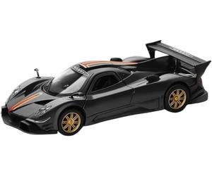 Réplica Coche Escala 1:31 aleación para Miniatura Fundido presión para Modelo para Pagani Zonda Revolución Adornos Escritorio exquisitos vehículos Motor(Negro)